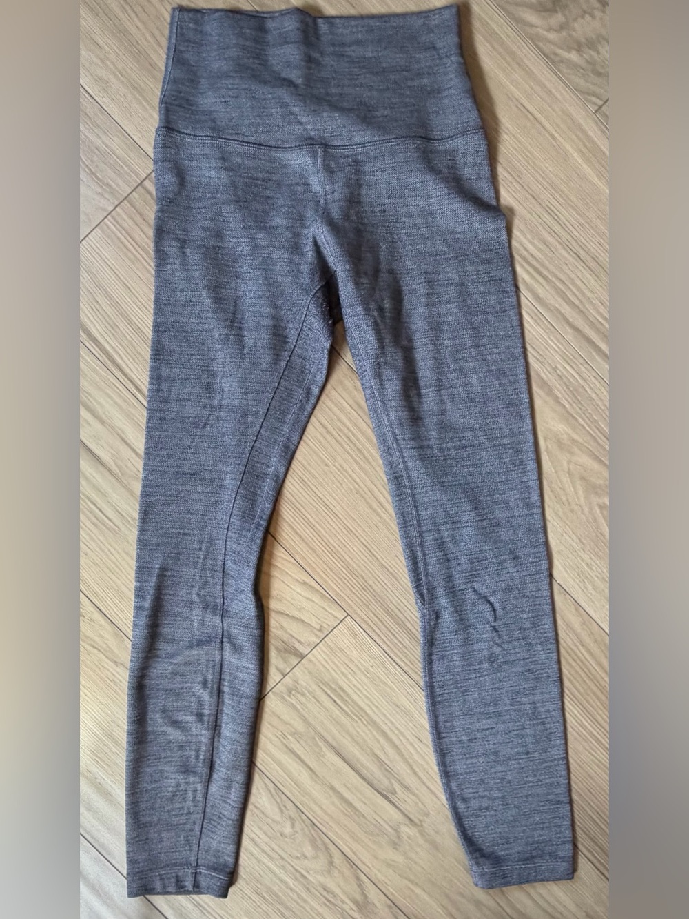 Lululemon Align Pant II 25" in Mini Heathered Herringbone Black/White SZ 4